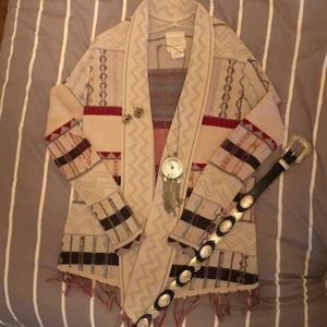 Billabong Western Aztec Tunic Sweater